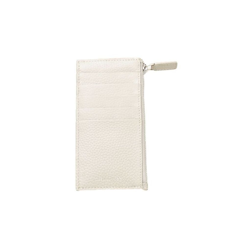 Cerruti 1881 ZipAround Card Holder Leather Wallet Men White Wallets